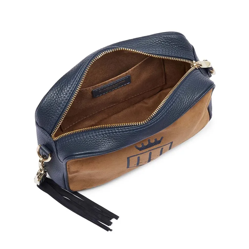 Fairfax and Favor Finsbury Bag - Tan/Navy-3